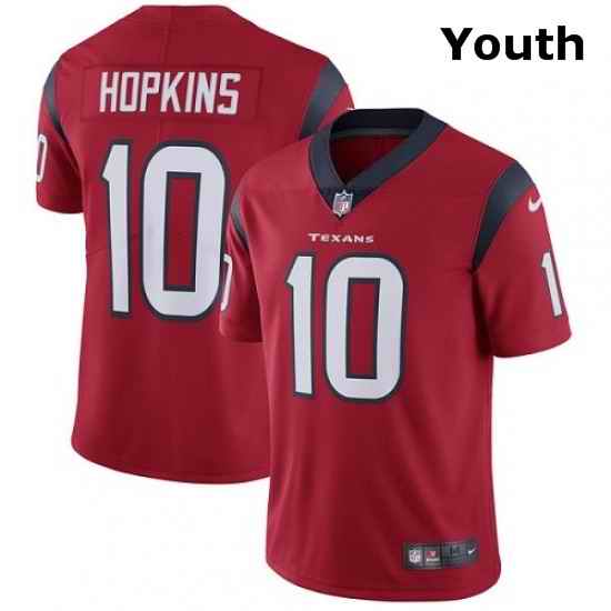 Youth Nike Houston Texans 10 DeAndre Hopkins Elite Red Alternate NFL Jersey